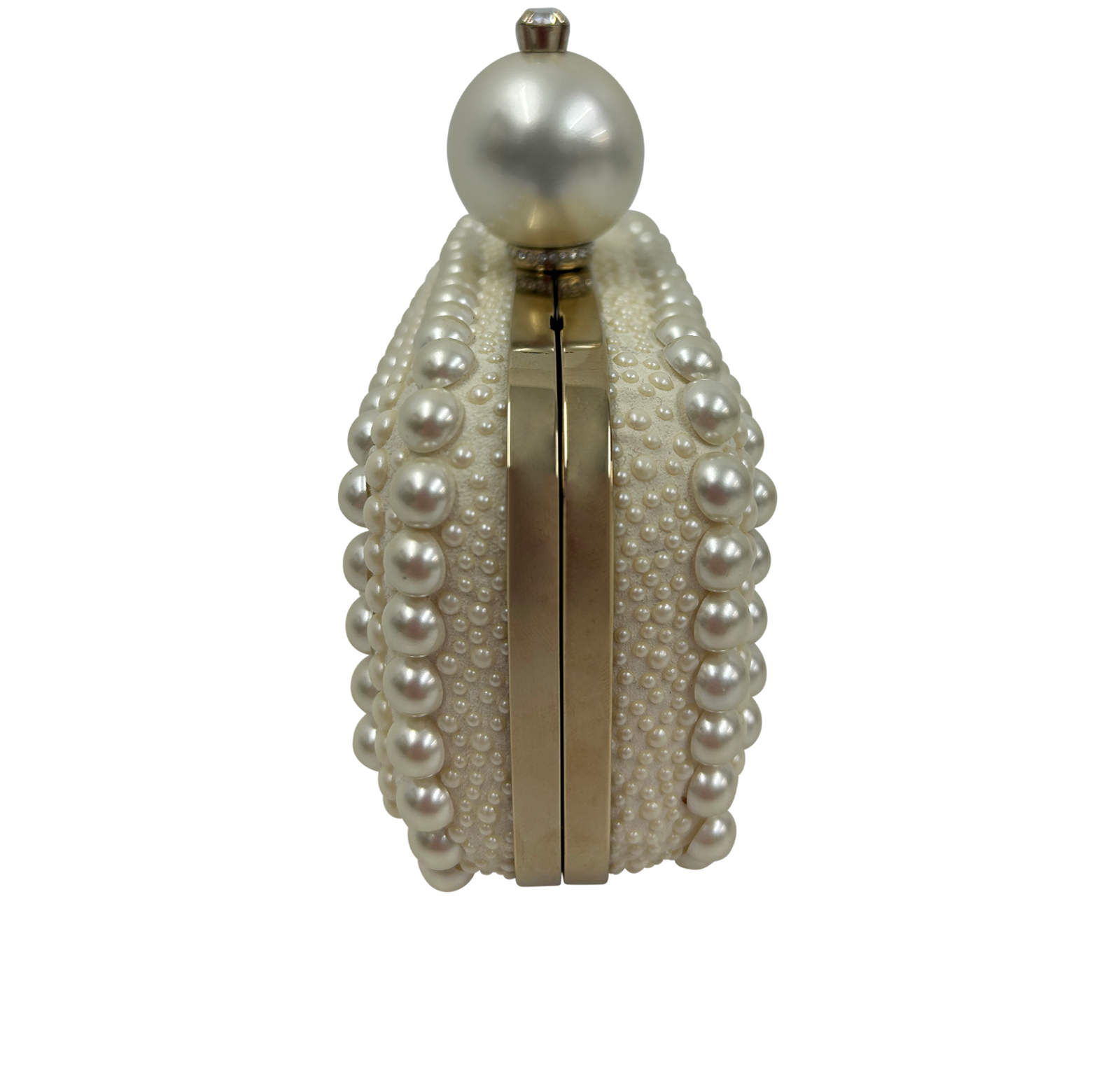 Micro Cloud, 490&euro;, Bolso, Perla, Cuero - Ante, Vista inferior